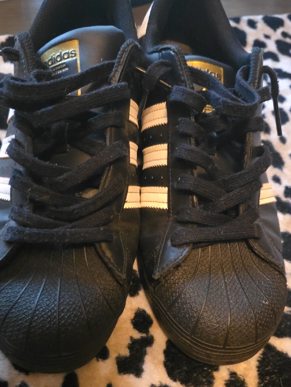 adidas Black Sneakers with White Stripes